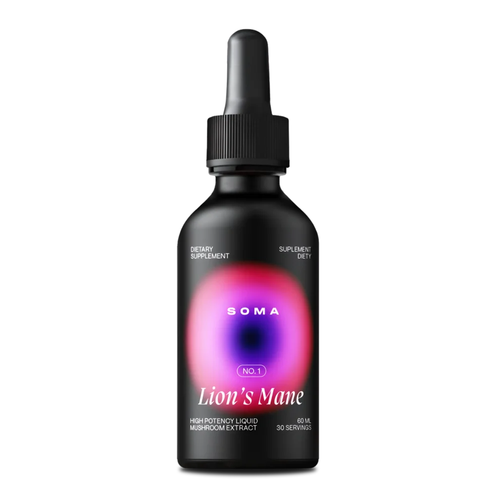 Ekstrakt z grzyba Hericium erinaceus (Soplówka jeżowata) SOMA No. 1 – Lion’s Mane (60 ml, 2000 mg na porcję)