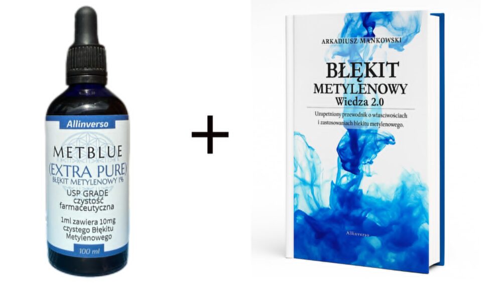 METBLUE Błękit Metylenowy roztwór 1% USP grade czystość farmaceutyczna100ml